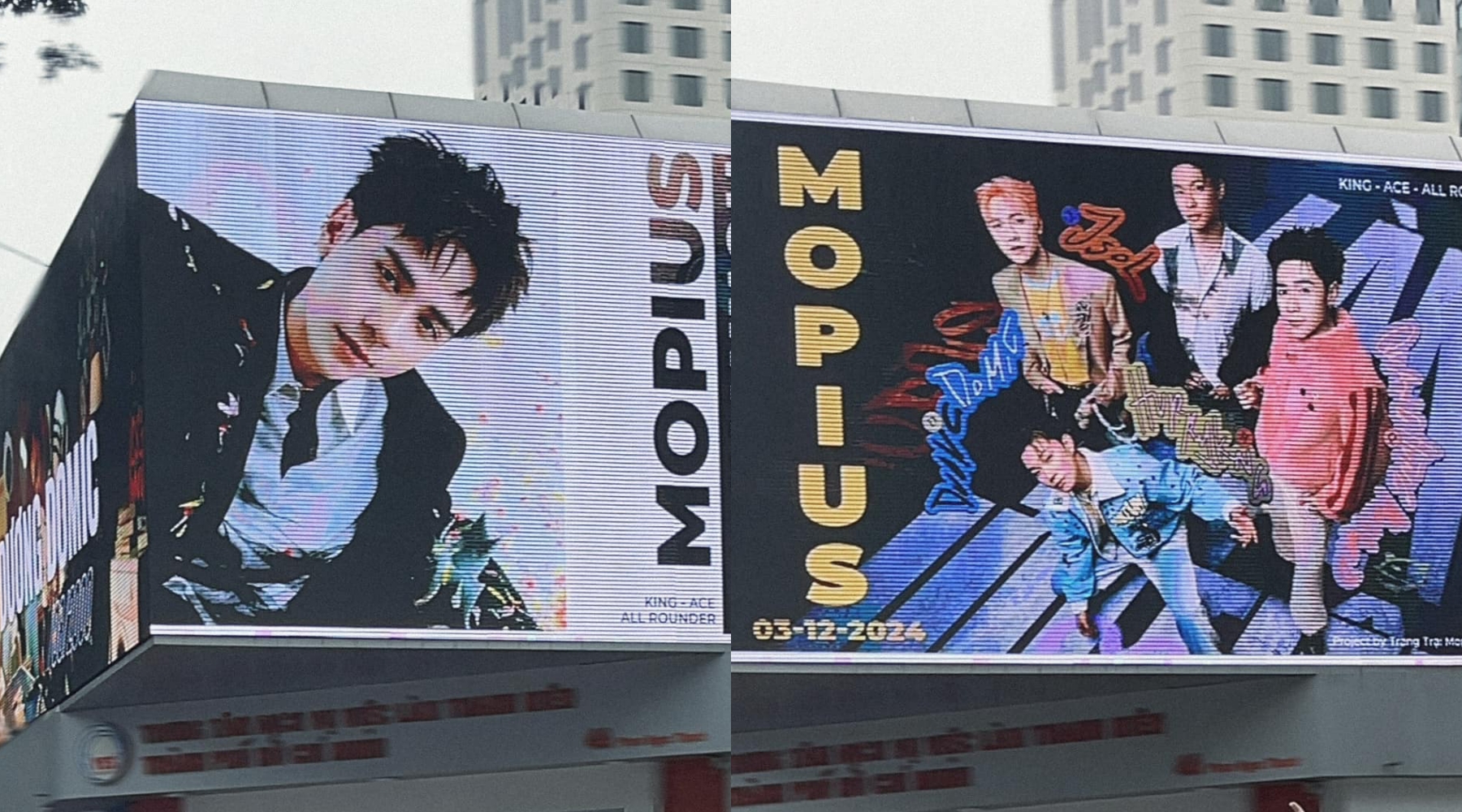Bảng led quảng bá MOPIUS ngay trước thềm debut