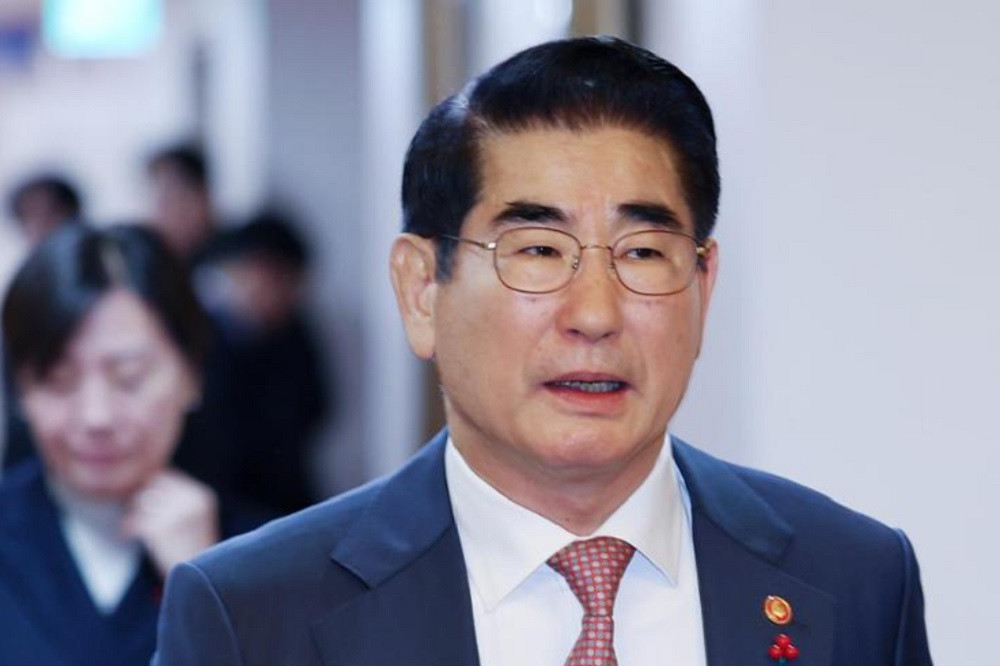 Bộ trưởng Quốc phòng Hàn Quốc Kim Yong-huyn. Ảnh: Yonhap