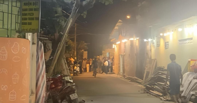 Khu vực xảy ra vụ việc. (Ảnh: H.B)