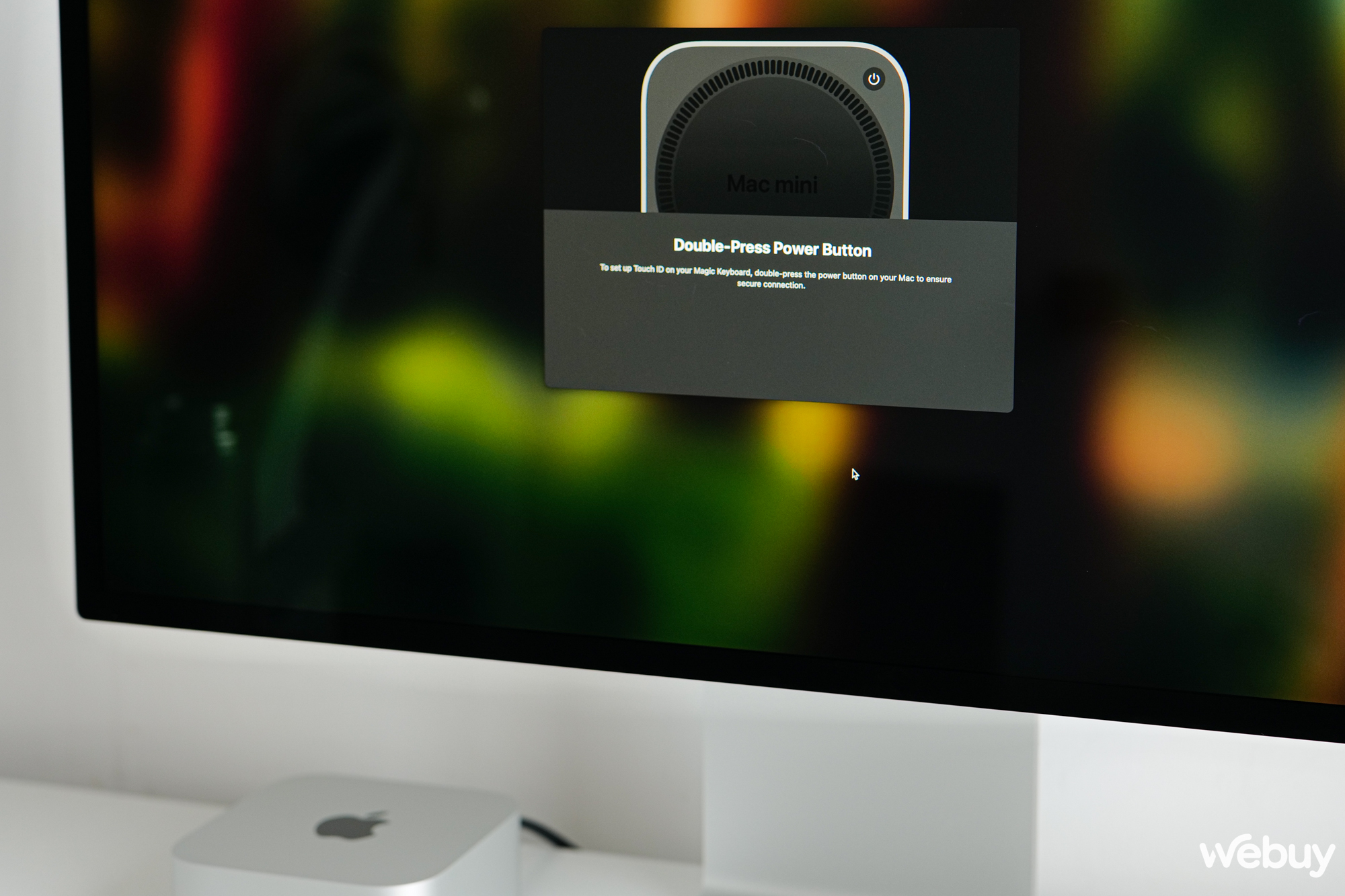 À, và trong khi thiết lập Touch ID thì hệ thống cũng sẽ yêu cần bạn nhấn 2 lần vào nút nguồn để kích hoạt quá trình ghi dấu vân tay.