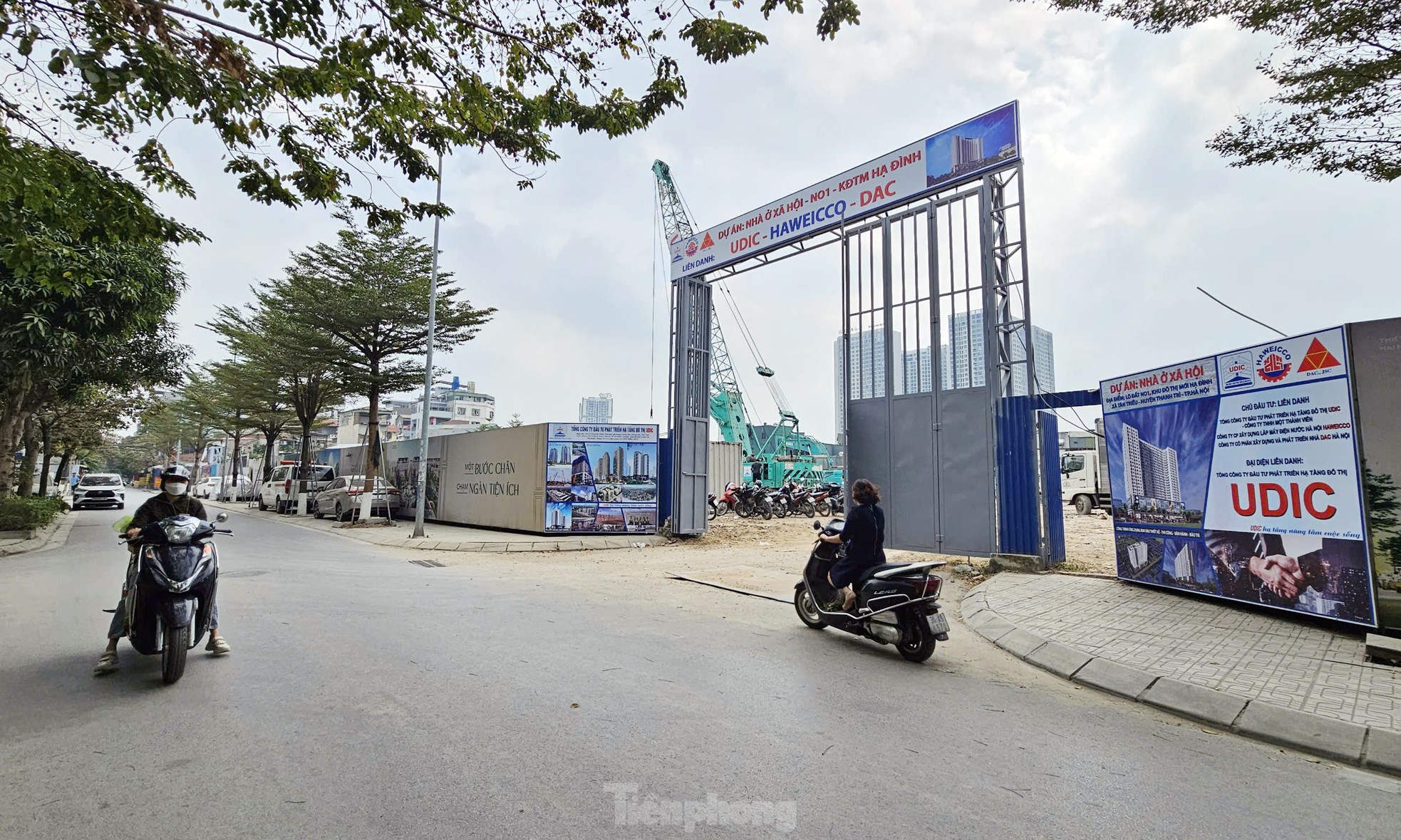 Dự án nhà ở xã hội tại ô đất NO1 khu đô thị mới Hạ Đình, xã Tân Triều, huyện Thanh Trì (TP Hà Nội) do liên danh Công ty Đầu tư phát triển hạ tầng đô thị (UDIC), Công ty CP Xây dựng lắp máy điện nước Hà Nội Haweicco; Công ty CP Kinh doanh và phát triển nhà DAC Hà Nội làm chủ đầu tư.