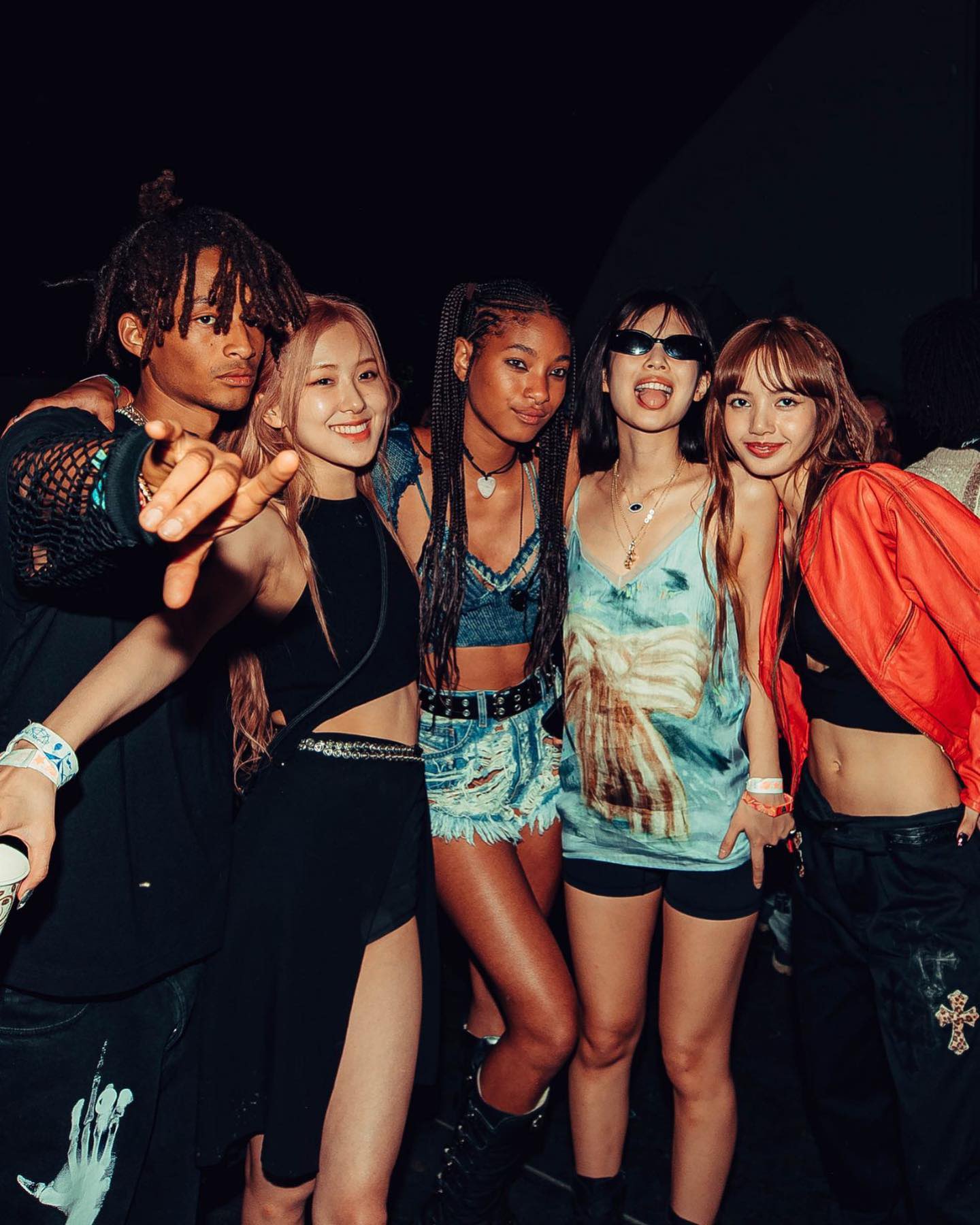 Jaden Smith vui vẻ gặp BLACKPINK vào năm 2023