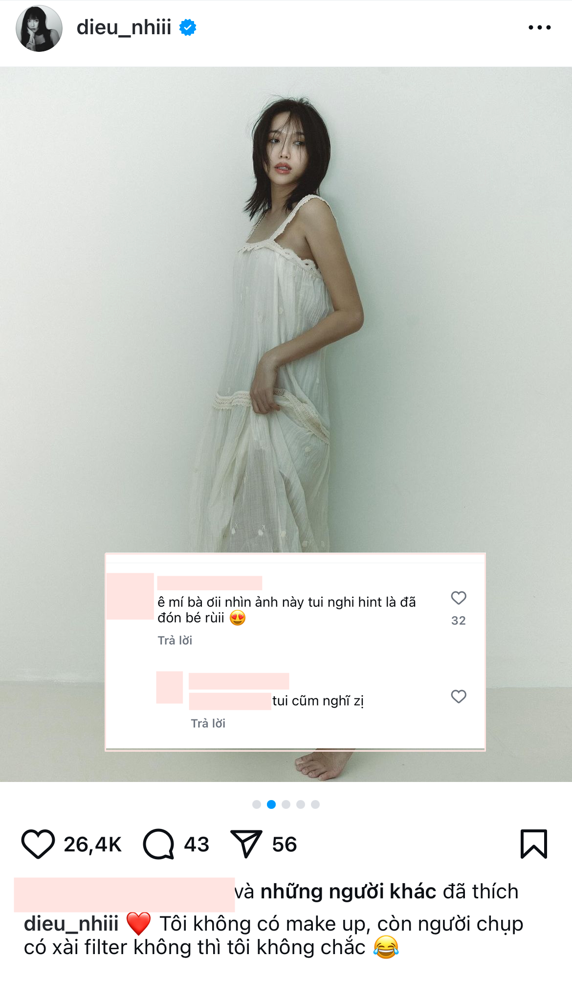 Nhiều người cho rằng Diệu Nhi đã lên chức mẹ bỉm lần 2