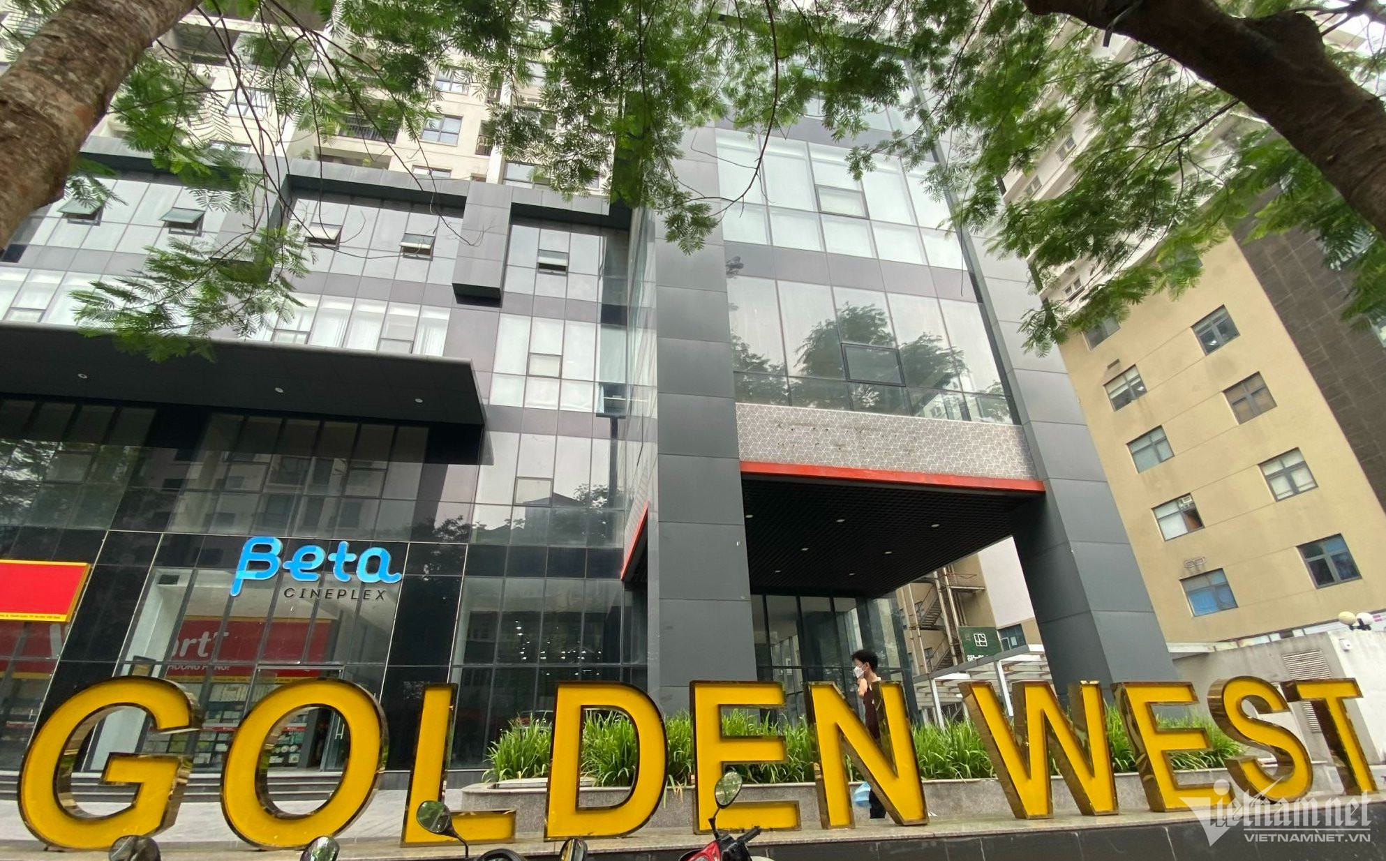 Chung cư Golden West trên đường Lê Văn Thiêm, phường Nhân Chính, quận Thanh Xuân (Hà Nội) do Vietradico làm chủ đầu tư. Ảnh: Hồng Khanh