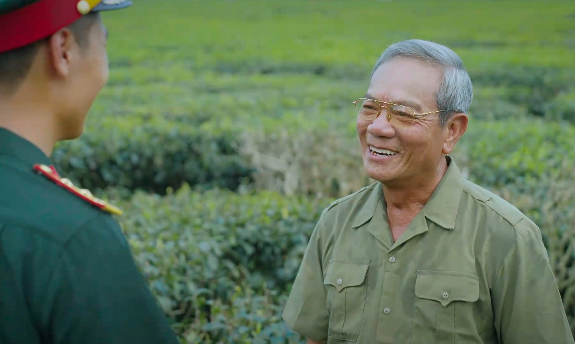 NSND Quốc Trị - vai ông Nậm. Ảnh: VTV 