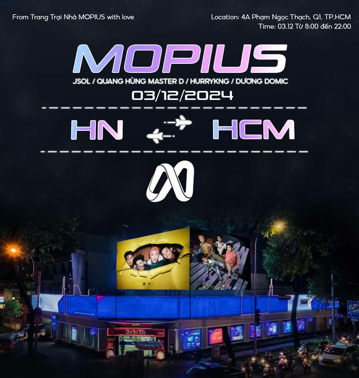 Nhóm MOPIUS với 4 Anh Trai cực hot là JSOL, Quang Hùng MasterD, Dương Domic và HURRYKING được fan đầu tư project debut đầy hoành tráng