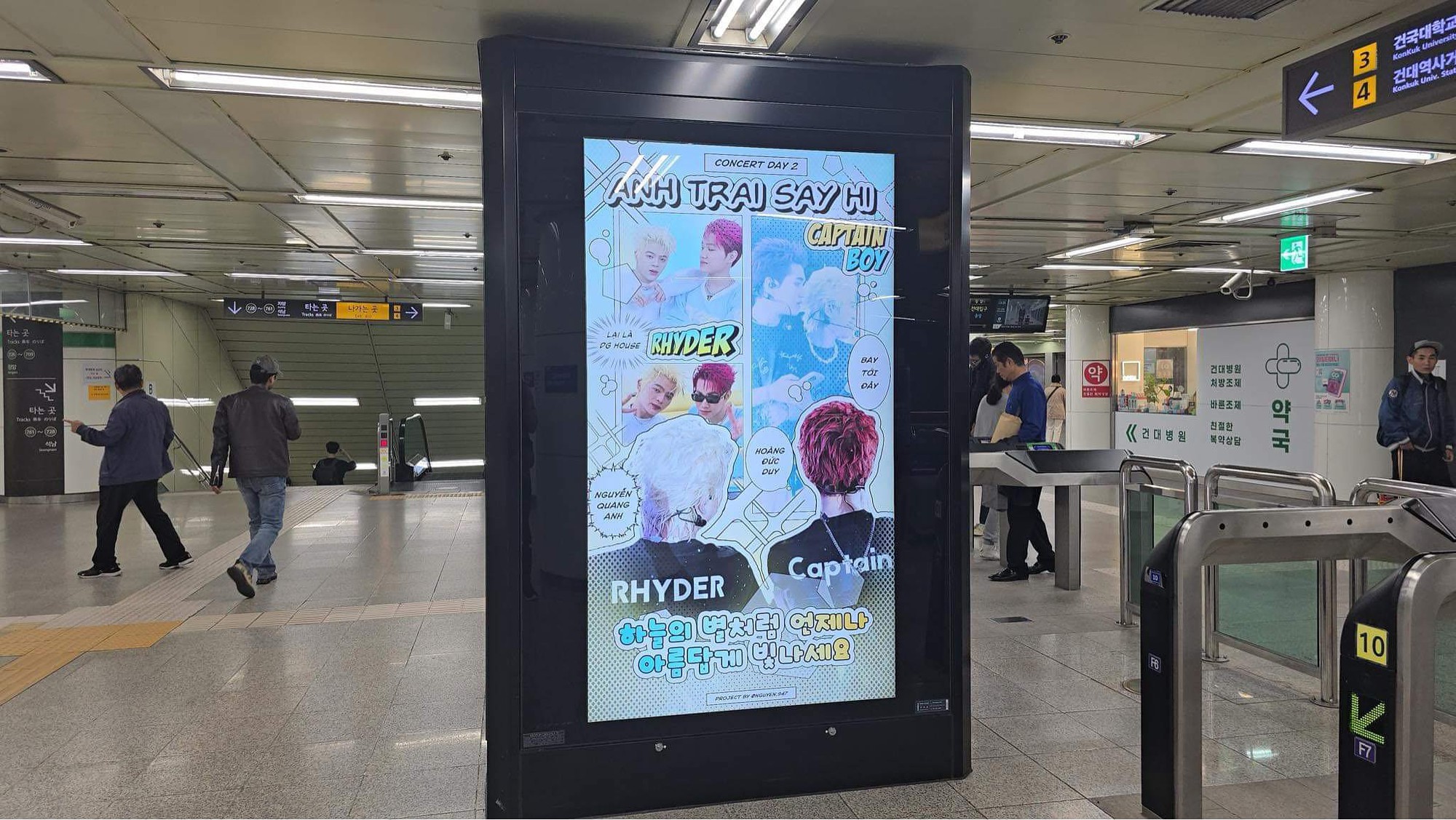 RHYDER cùng Captain được chạy LED ở Hàn Quốc