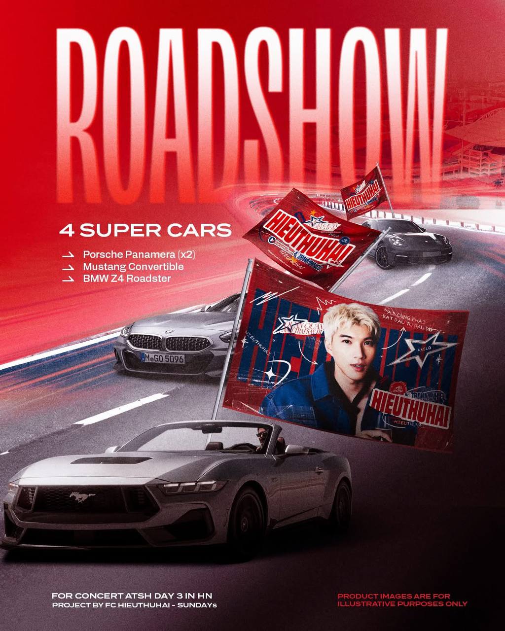 Roadshow toàn siêu xe của FC HIEUTHUHAI