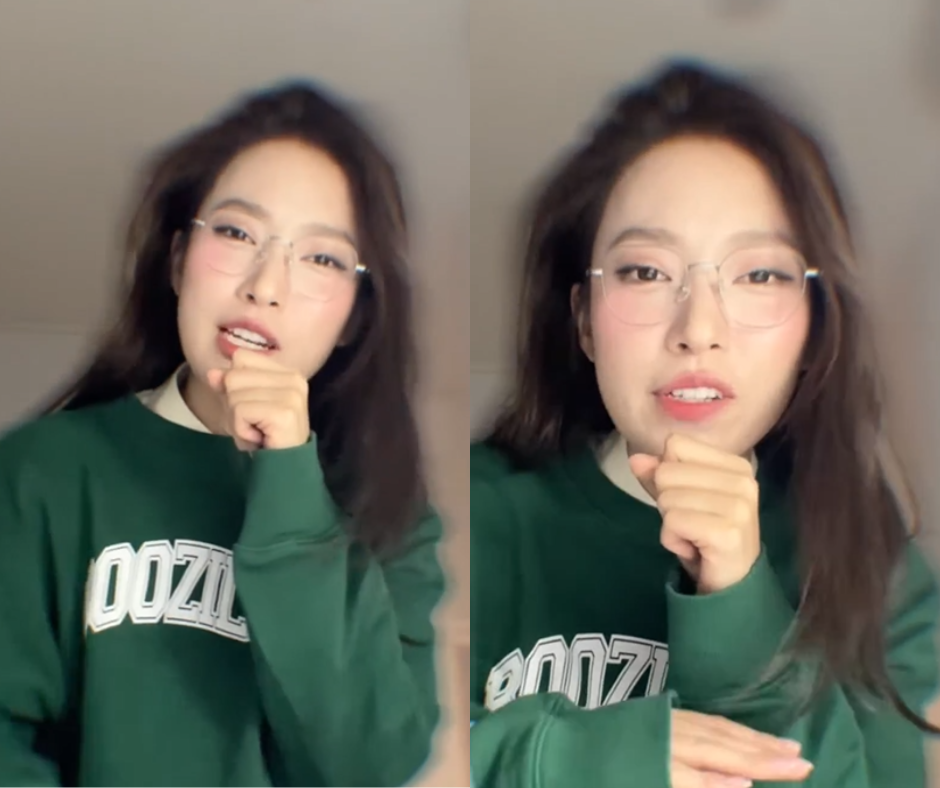 MC Khánh Vy cũng cosplay BLV Hoàng Luân sau khi đoạn clip của Anh Thơ được lan tỏa khắp MXH