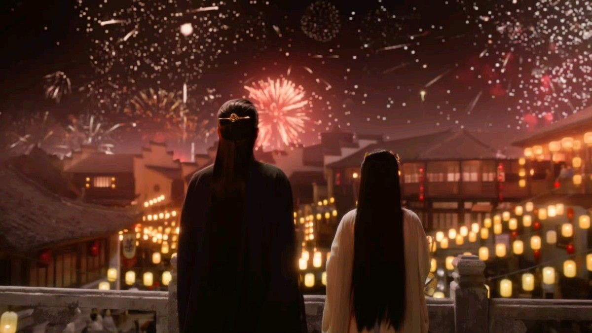 Chỉ cần nhìn bóng lưng của Lâm Canh Tân và Triệu Lệ Dĩnh, khán giả cũng cảm nhận được chemistry.