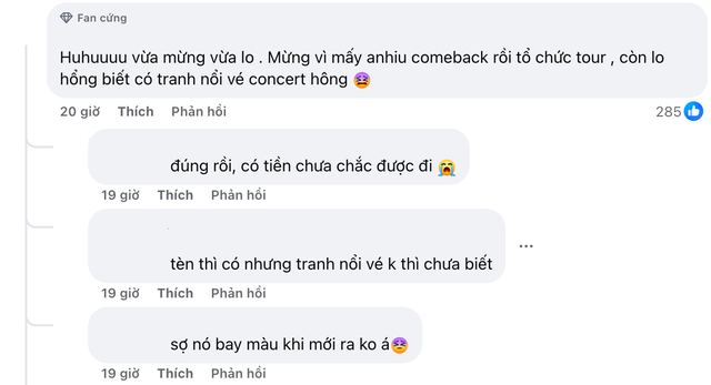 Nhiều fan lo lắng vì có khả năng không “săn” được vé concert world tour vì sức hút khủng của BTS