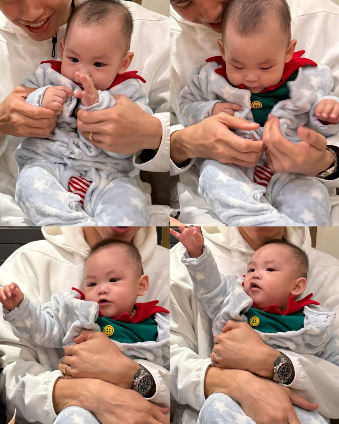 Bé Lúa vô cùng kháu khỉnh, được mẹ lập một trang Instagram riêng để cập nhật ảnh