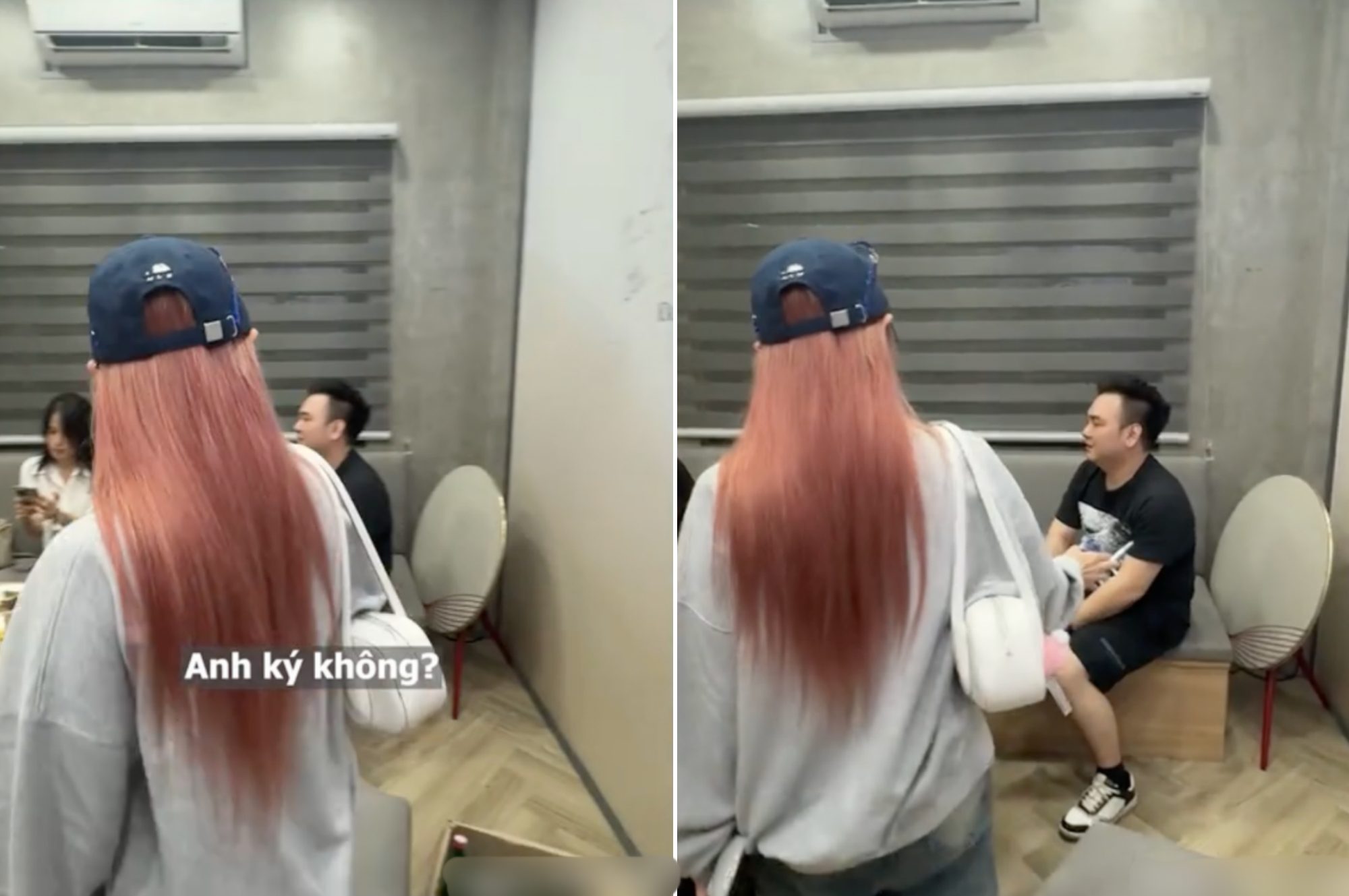 Xoài Non chào nhưng bị Xemesis ngó lơ.