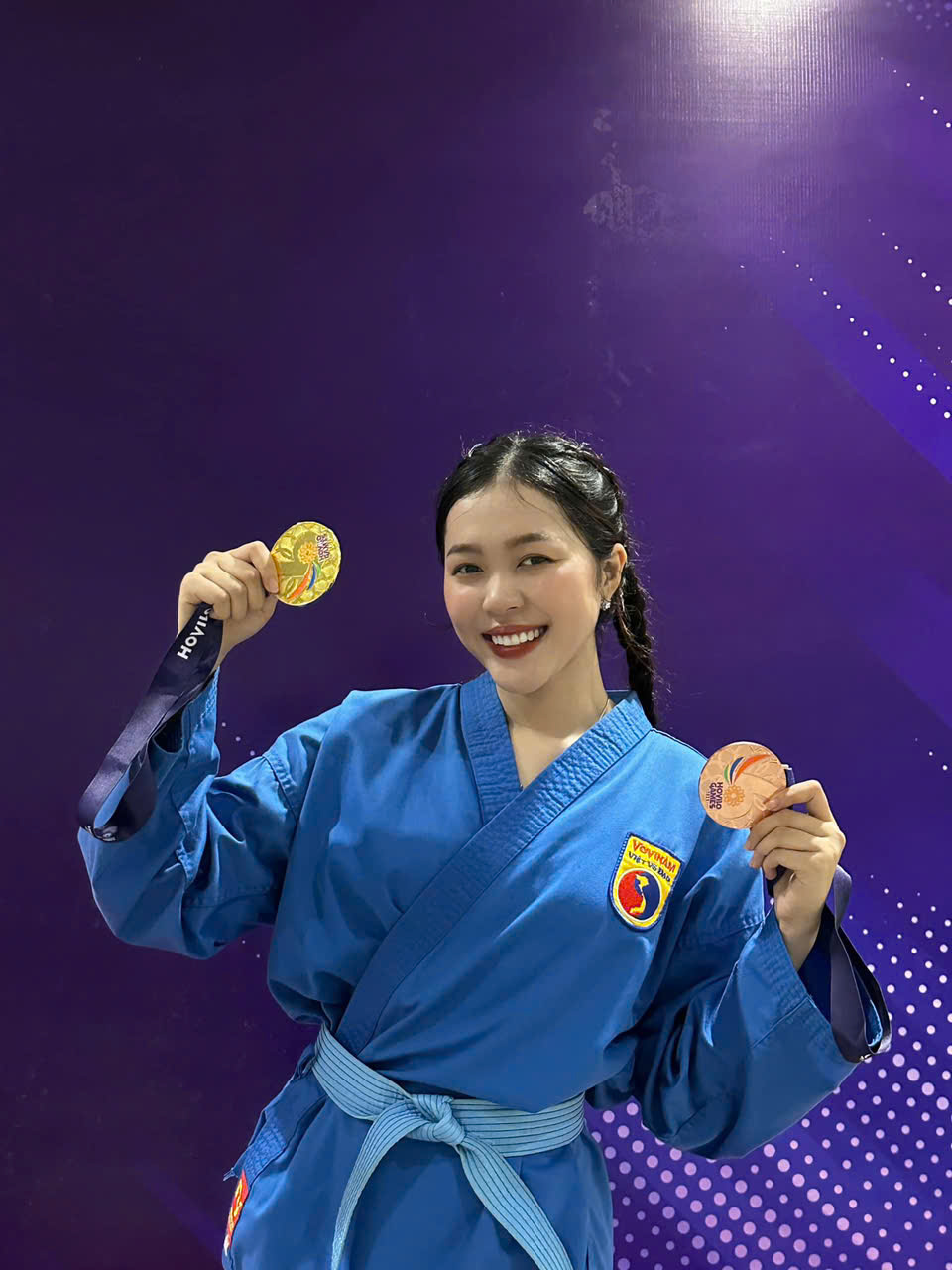 Nguyễn Ngọc Kiều Duy có niềm đam mê với các môn thể thao