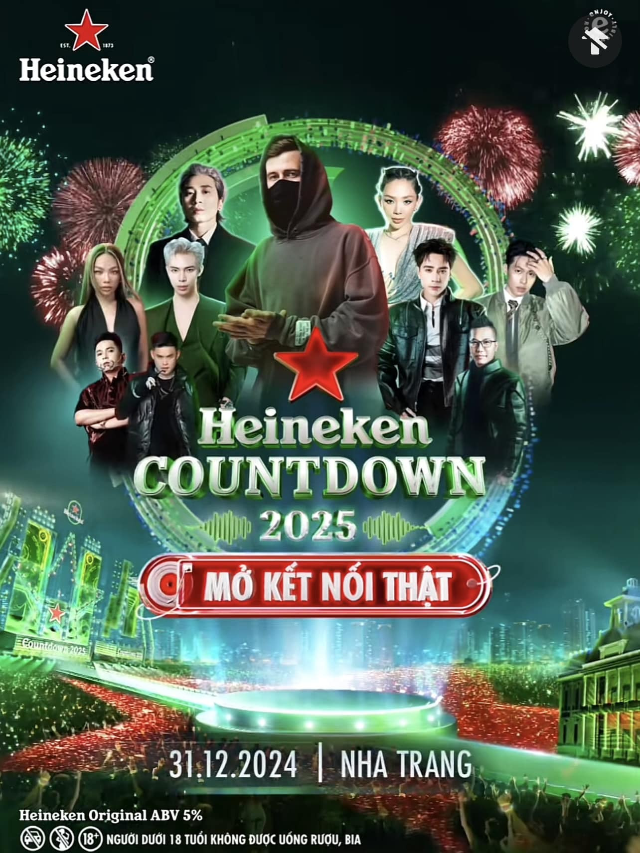 Heineken Countdown 2025 tại Nha Trang