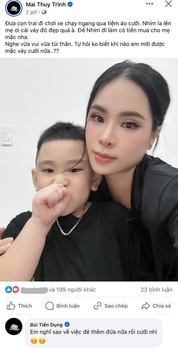 Vợ Bùi Tiến Dụng từng tủi thân khi nhắc đến váy cưới