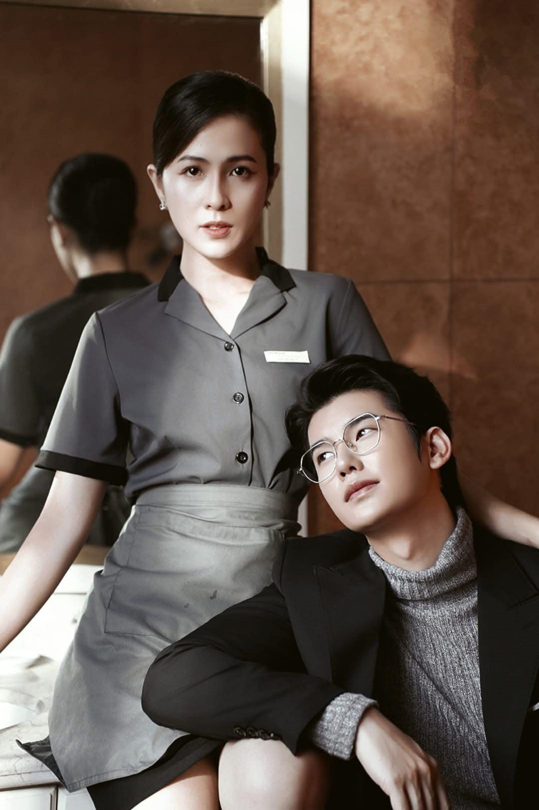 Thùy Trang và Đình Mạnh - nam, nữ chính phim 