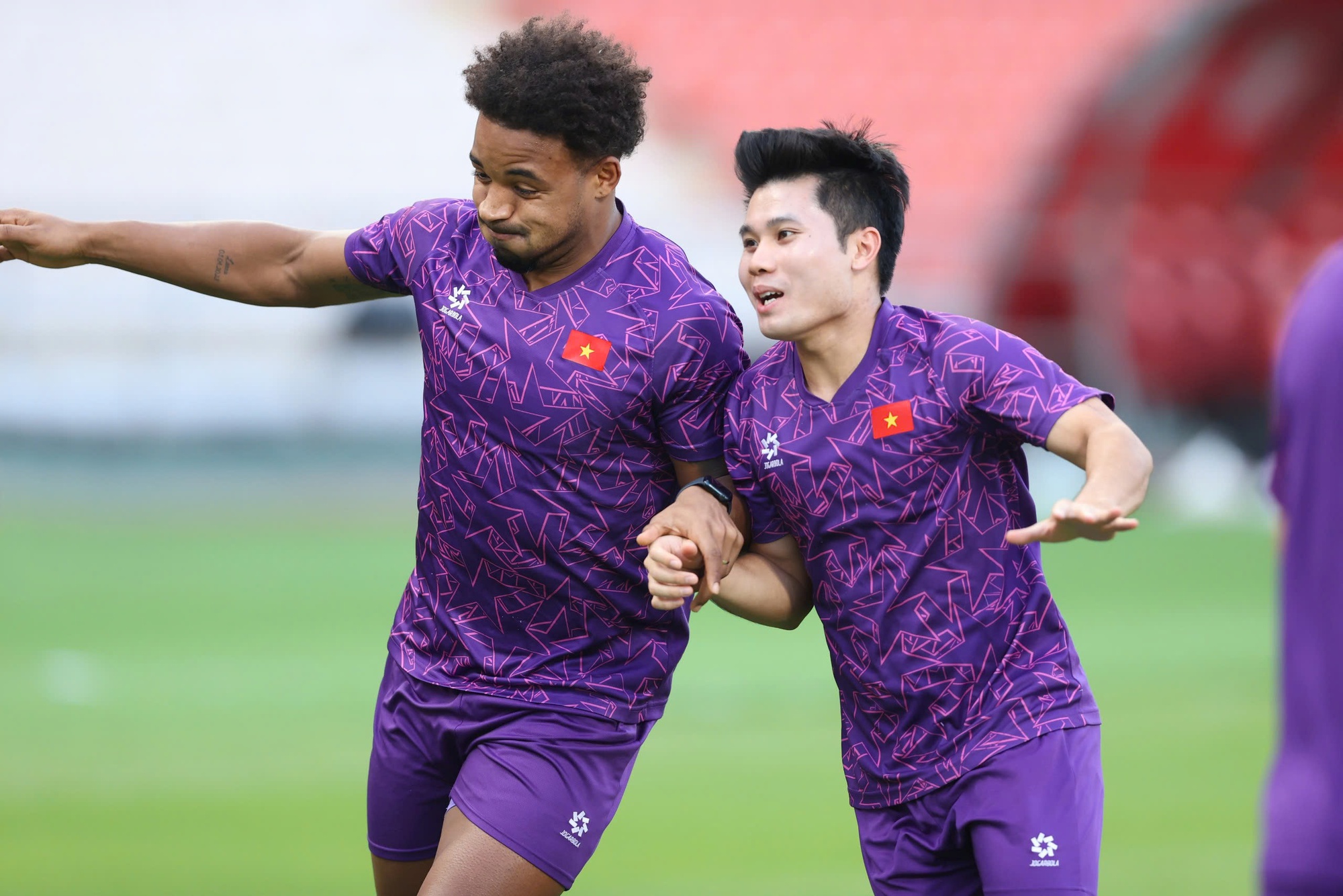 Toàn đội đang có sự thoải mái và tập trung chuẩn bị cho trận đấu quyết định