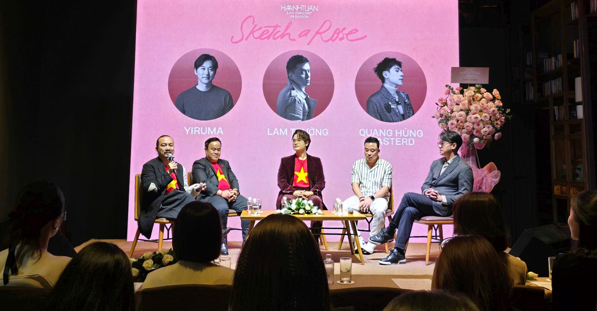 Hà Anh Tuấn và ekip giới thiệu Yimura, Lam Trường và Quang Hùng MasterD là 3 khách mời đặc biệt cho Sketch a Rose TP.HCM