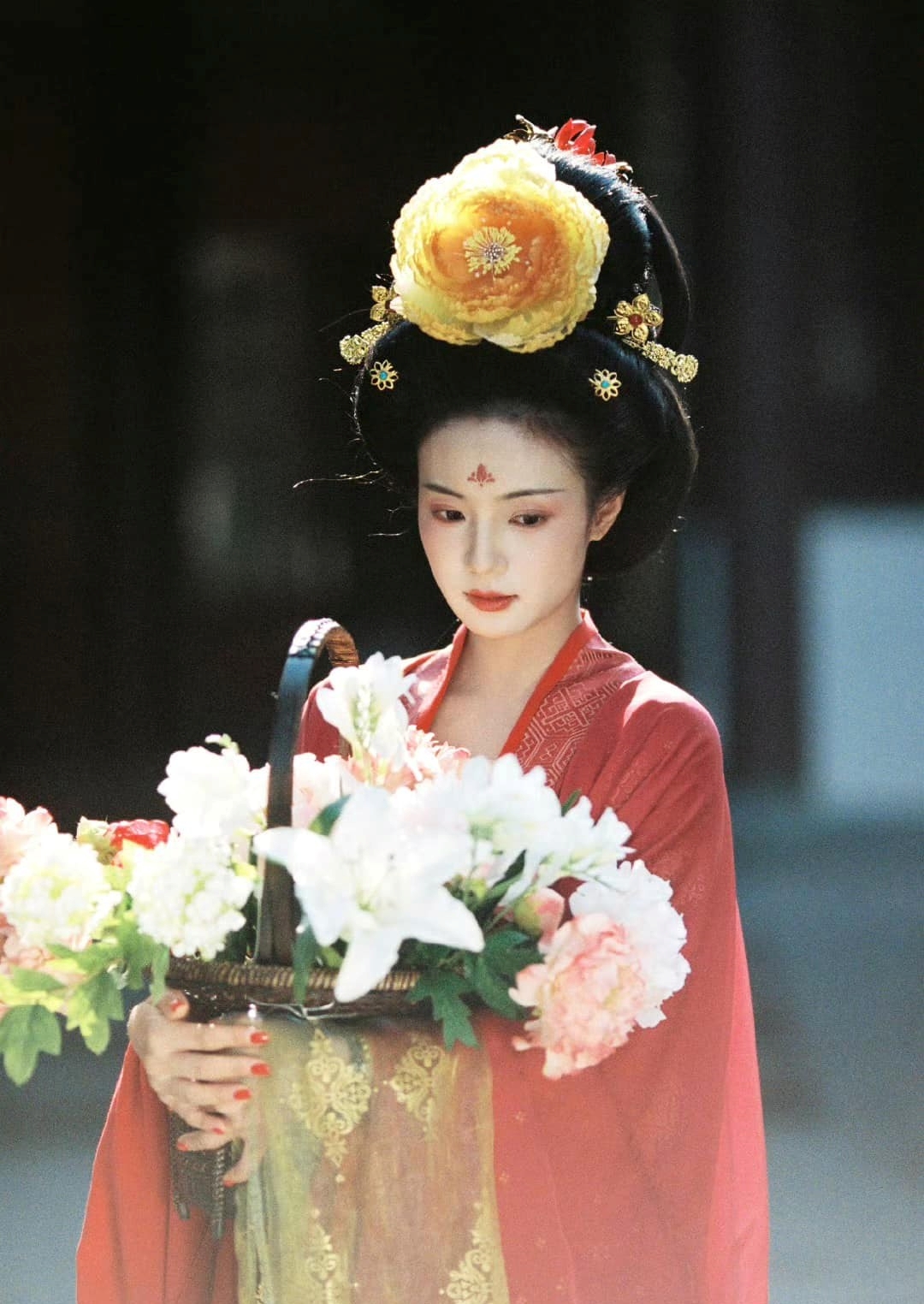 Vẻ đẹp phúc hậu của nữ diễn viên được khán giả đánh giá rất cao.