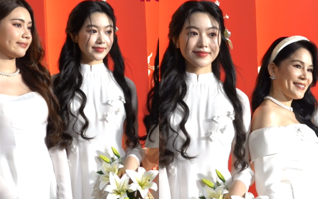 Lọ Lem khoe nhan sắc ngọt ngào, trong veo tại sự kiện.