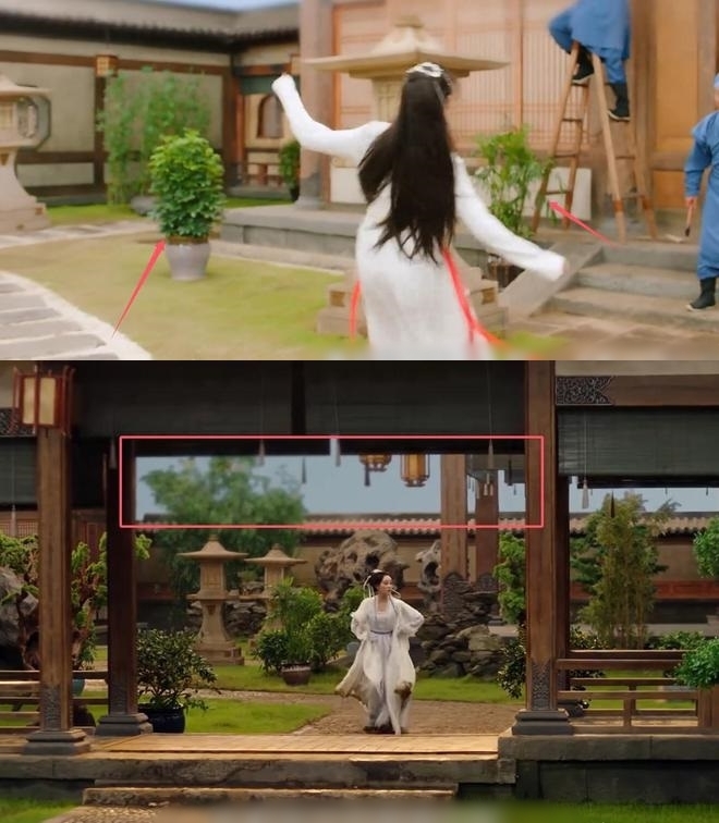 Phim còn có bối cảnh rất giả, nhìn rõ là phim chất lượng kém