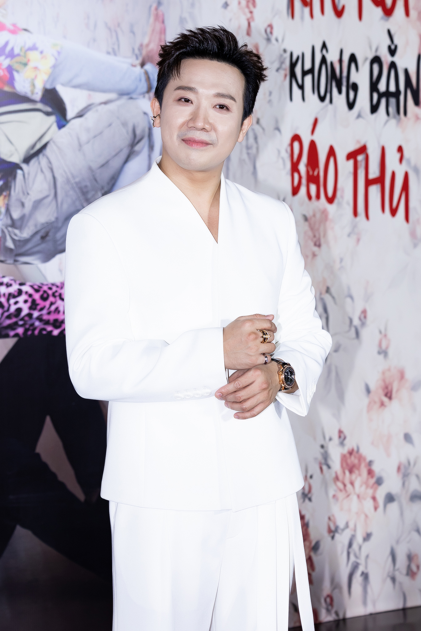 Trấn Thành tại sự kiện ra mắt Bộ Tứ Báo Thủ