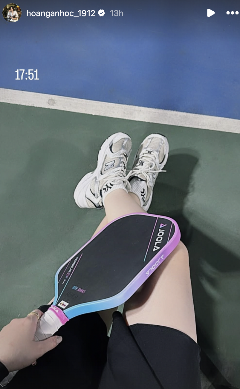 Hoàng Anh Ốc khoe chơi pickleball