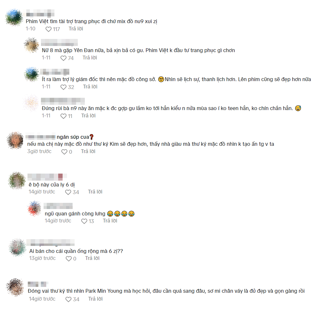 Bình luận của khán giả về gu thời trang của nữ chính Đi Về Miền Có Nắng