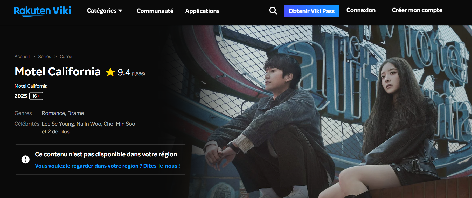 Motel California nhận điểm số cao trên Viki