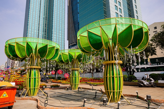 Những tiểu cảnh với màu sắc bắt mắt, chăm chút đến từng chi tiết