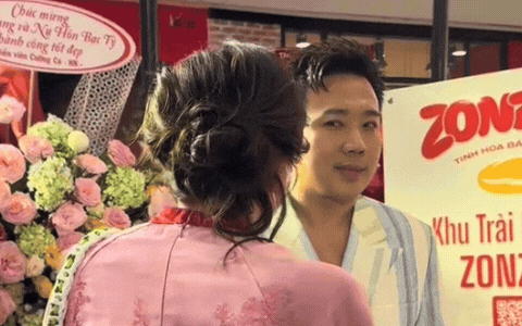 Trấn Thành có biểu cảm nhí nhố, liên tục 