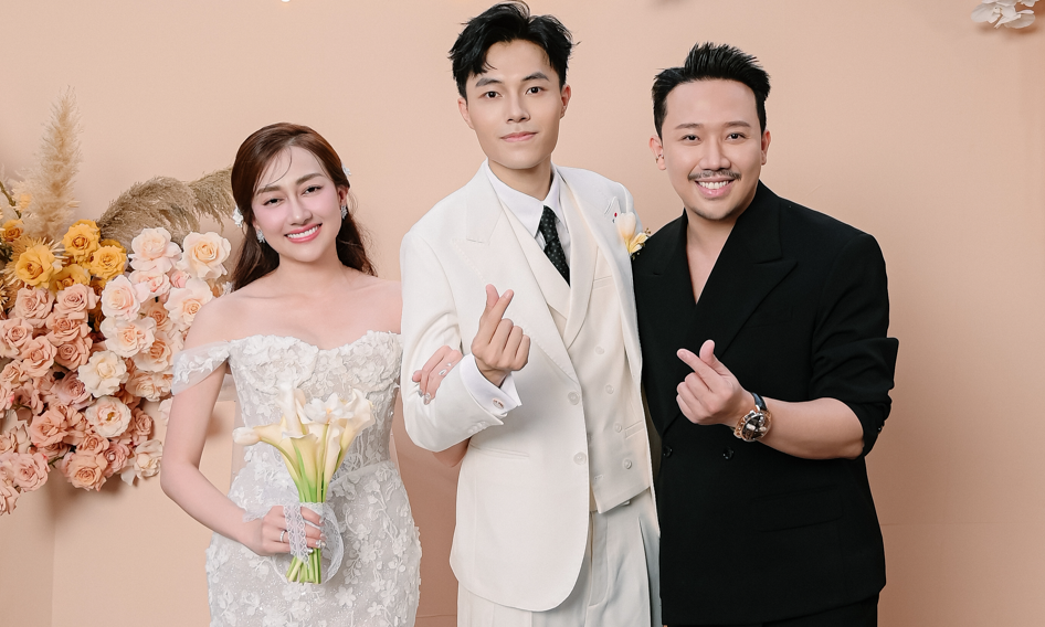 Trấn Thành cũng đến dự đám cưới Phan Đạt và Phương Lan