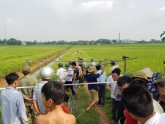 Hà Nội: Phát hiện thi thể nam thanh niên cạnh chiếc xe máy ngoài cánh đồng lúa