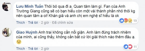 Minh Luân, Hà Vân khuyên Quý Bình 'bỏ qua' trong lùm xùm Trường Giang - 4 Minh Luân, Hà Vân khuyên Quý Bình 'bỏ qua' trong lùm xùm Trường Giang - 4