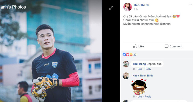 Các người đẹp showbiz đua nhau 'thả thính' thủ môn Bùi Tiến Dũng của tuyển U23 Việt Nam - 3 Các người đẹp showbiz đua nhau 'thả thính' thủ môn Bùi Tiến Dũng của tuyển U23 Việt Nam - 3
