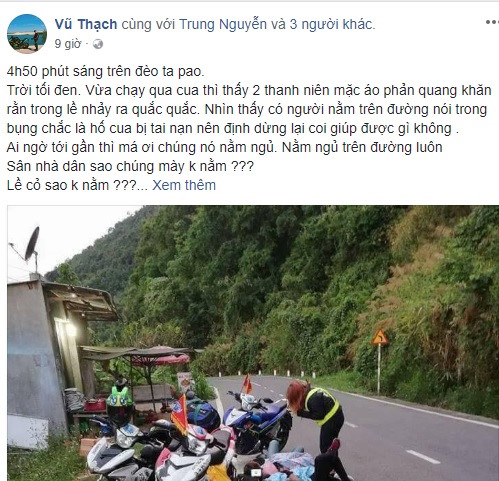 Nhóm phượt trải bạt ngủ ven đèo: Đừng chết vì thiếu hiểu biết - 1 Nhóm phượt trải bạt ngủ ven đèo: Đừng chết vì thiếu hiểu biết - 1