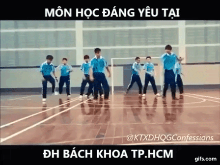 Có trường nào dễ thương như ĐH Bách khoa TP.HCM, toàn học sinh nam mà quẩy Aerobic còn đều hơn con gái!
