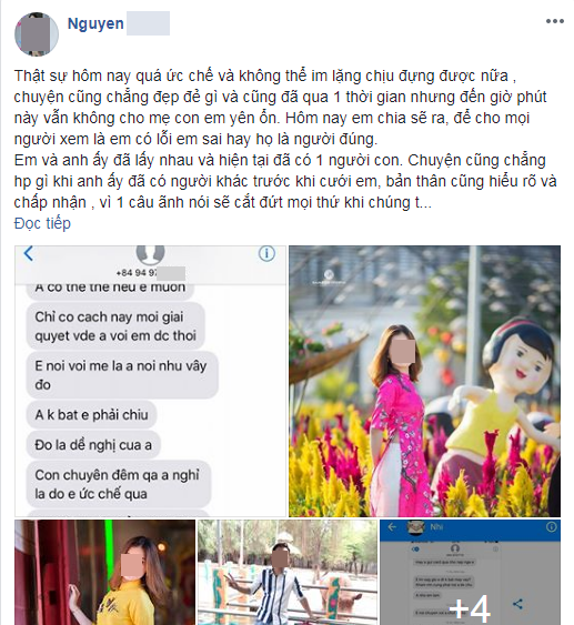 Người vợ tố chồng cặp kè từ khi chưa cưới đến lúc có con, để nhân tình nhắn tin giày vò vợ ngay trên bàn đẻ Người vợ tố chồng cặp kè từ khi chưa cưới đến lúc có con, để nhân tình nhắn tin giày vò vợ ngay trên bàn đẻ