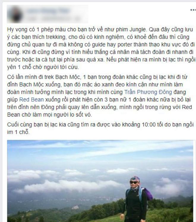 Bạn bè phượt thủ mất tích khi leo núi Tà Năng: 'Cầu mong em đủ tỉnh táo và may mắn' - 4 Bạn bè phượt thủ mất tích khi leo núi Tà Năng: 'Cầu mong em đủ tỉnh táo và may mắn' - 4