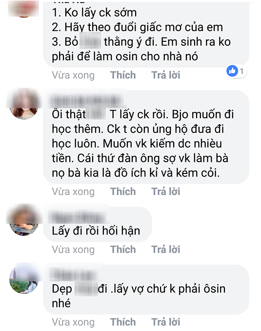 Cô gái 18 tuổi chuẩn bị lấy chồng, muốn đi học tiếp thì anh người yêu tuyên bố: Tôi lấy vợ về để chăm sóc mẹ tôi!