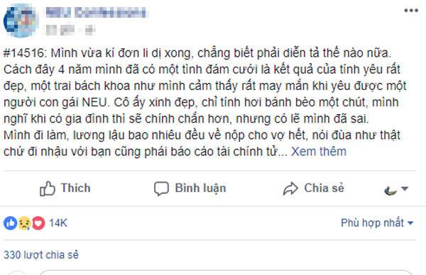Dân mạng tiếc nuối trước câu chuyện cưới 4 năm ly hôn trong chớp mắt vì lý do chẳng ngờ Dân mạng tiếc nuối trước câu chuyện cưới 4 năm ly hôn trong chớp mắt vì lý do chẳng ngờ