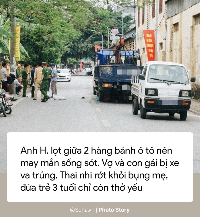 Điểm mù trong vụ xe tải chạy lùi làm chết mẹ con thai phụ và bé gái 3 tuổi