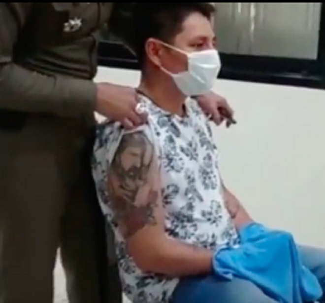 Hình xăm cỡ lớn lật tẩy nhà sư Thái Lan là kẻ giết người