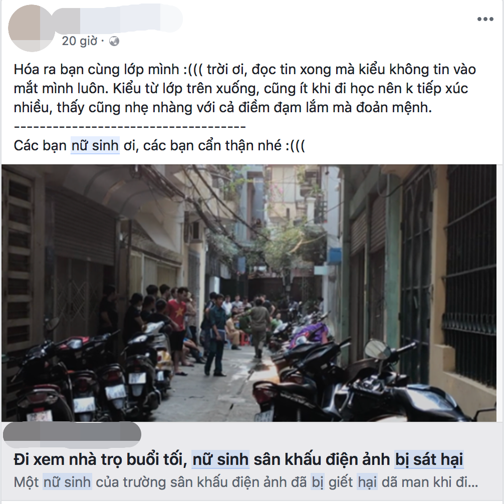 Thầy cô và bạn bè thương xót nữ sinh bị sát hại dã man ở Hà Nội: Với chúng tôi, đây là cú sốc lớn