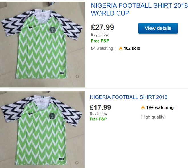 Bộ đồ thi đấu hot nhất World Cup 2018 được bán ở Việt Nam với giá rẻ giật mình