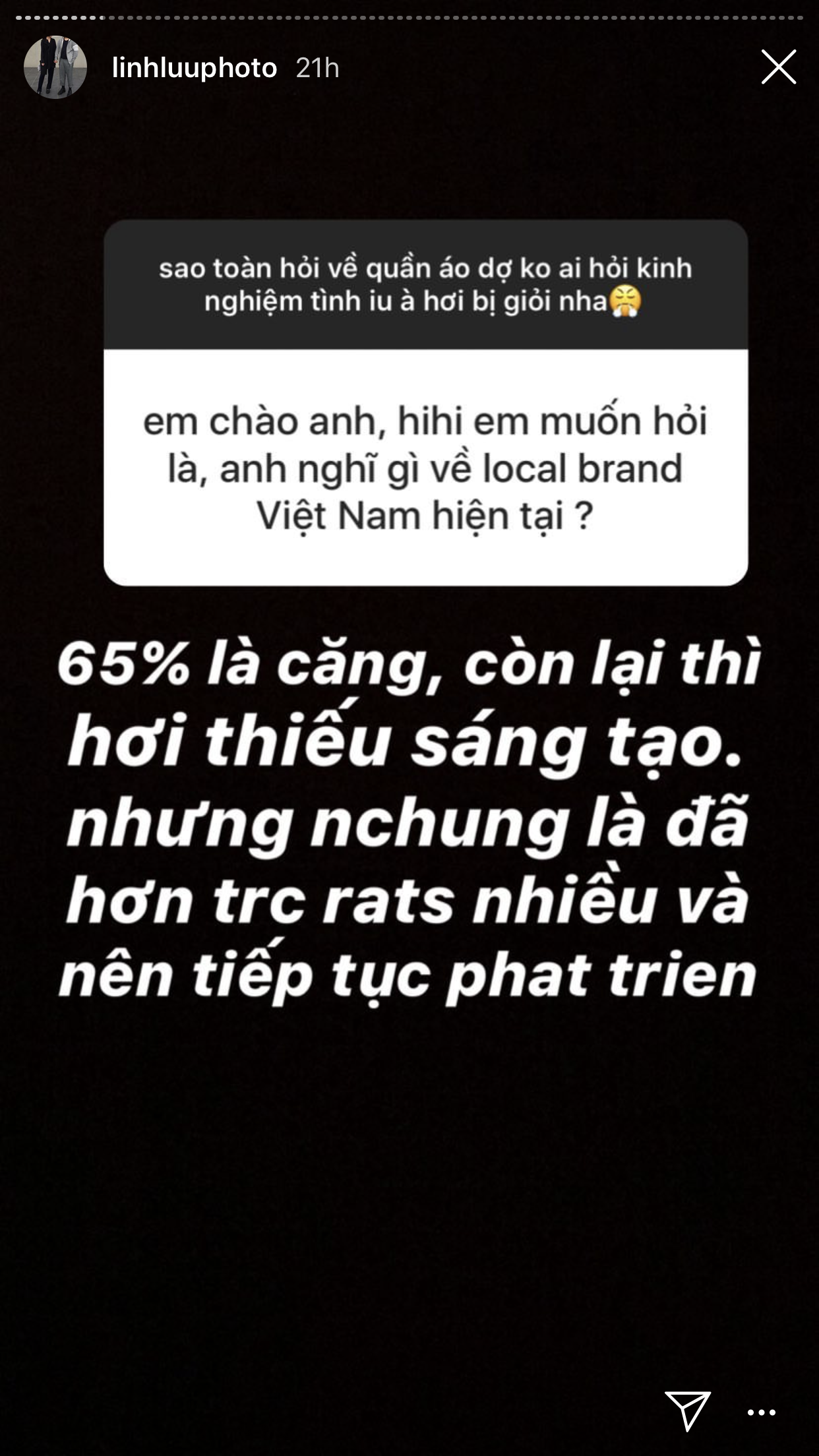 Ngày xưa có anh Chánh Văn, còn giờ có một tập đoàn tư vấn tình cảm, công việc, cuộc sống... trên Insta story - 7 Ngày xưa có anh Chánh Văn, còn giờ có một tập đoàn tư vấn tình cảm, công việc, cuộc sống... trên Insta story - 7