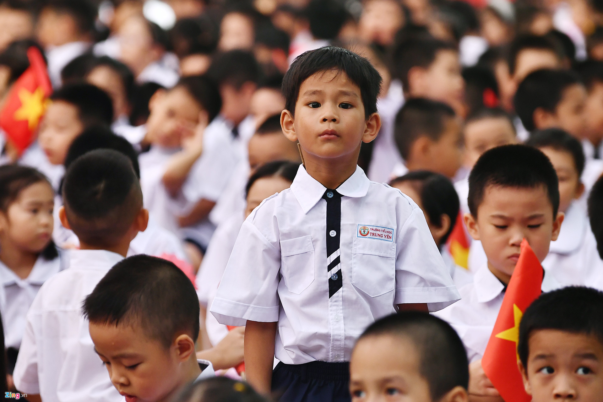 Khoảnh khắc hồn nhiên của học trò nhí ngày khai trường - 13 Khoảnh khắc hồn nhiên của học trò nhí ngày khai trường - 13