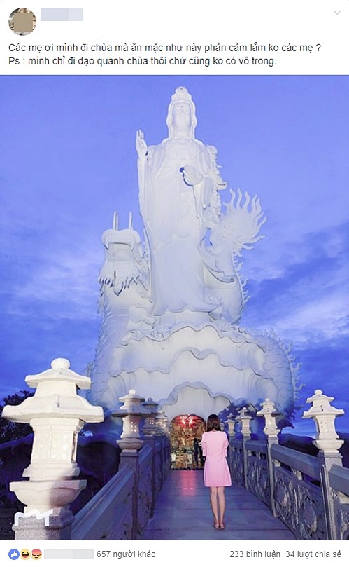 Hớn hở đăng ảnh đẹp khi đi chùa, cô gái bất ngờ nhận một đống gạch đá của cư dân mạng chỉ vì... Hớn hở đăng ảnh đẹp khi đi chùa, cô gái bất ngờ nhận một đống gạch đá của cư dân mạng chỉ vì...