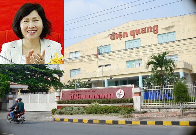 Bà Hồ Thị Kim Thoa có thể đã thu 38 tỷ đồng từ bán cổ phiếu Điện Quang Bà Hồ Thị Kim Thoa có thể đã thu 38 tỷ đồng từ bán cổ phiếu Điện Quang